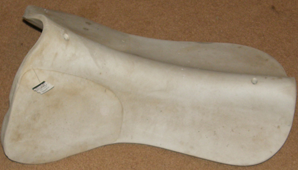 Front Riser Pad English Saddle Riser Pad Shock Pad White