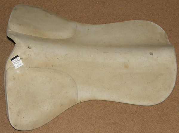 Front Riser Pad English Saddle Riser Pad Shock Pad White