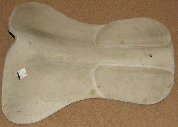 Wintec Comfort Pad Back Riser Pad English Saddle Riser Pad Shock Pad White