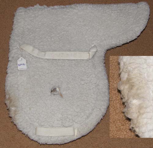Beval Thick Fleece Shaped Dressage Pad Fleece English Saddle Pad