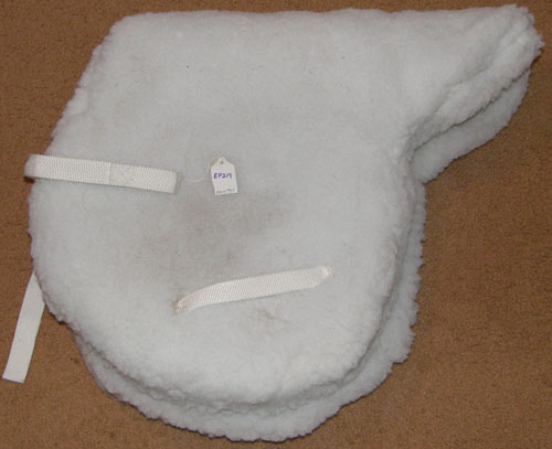 Thick Double Fleece Saddle Pad Large Size Fleece Pad AP English Saddle Pad
