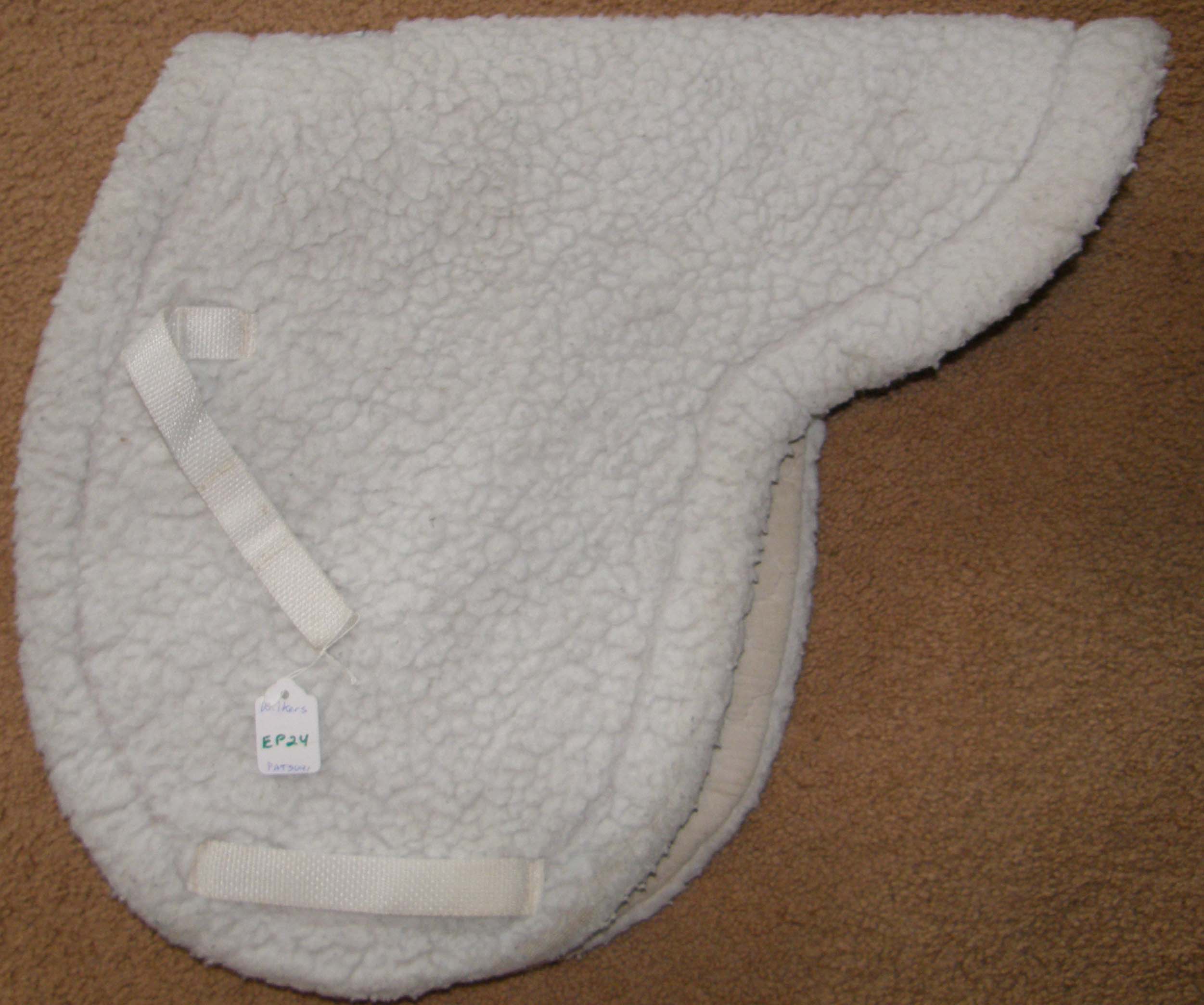 Wilkers Fleece Contour Dressage Pad Fleece English Saddle Pad