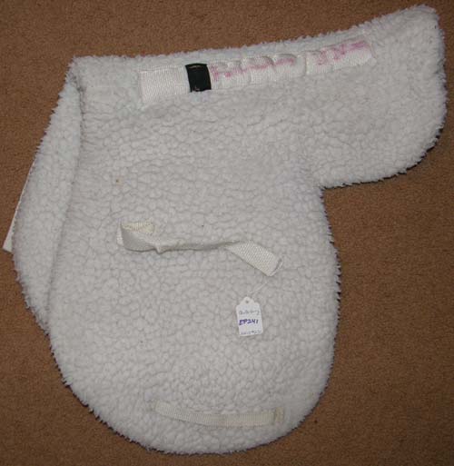 Canterbury Fleece Dressage Pad Contour Pad English Saddle Pad Pony Pad
