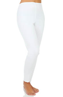 Cuddl Duds Climate Smart Leggings Winter Riding Long Underwear Thermal Liner Insulate Layer Under Breeches or Jeans Ladies S White