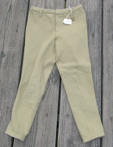 Devon Aire Concour Elite Pull On Jodhpur Breeches Knee Patch English Breeches Riding Pants Childs S Lt Khaki