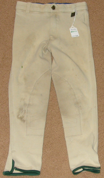 Devon Aire Concour Elite Knee Patch English Breeches Riding Pants Childs 8 Beige/Tan