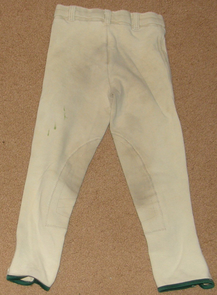 Devon Aire Concour Elite Knee Patch English Breeches Riding Pants Childs 8 Beige/Tan
