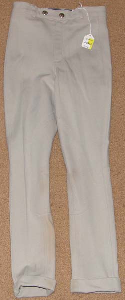 Millers Equestrian Jodhpur Breeches English Breeches Knee Patch Breeches Riding Pants Tall Childs 8 Grey Lead Line Short Stirrup Riders