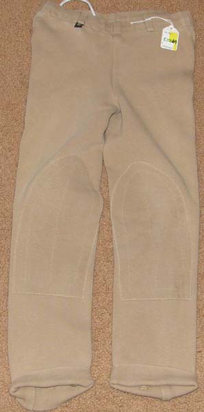 Millers Pull On Jodhpur Breeches Knee Patch English Breeches Childs 10 Tan