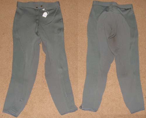 Harry Hall Full Seat English Breeches Riding Pants Ladies 26 Dark Grey