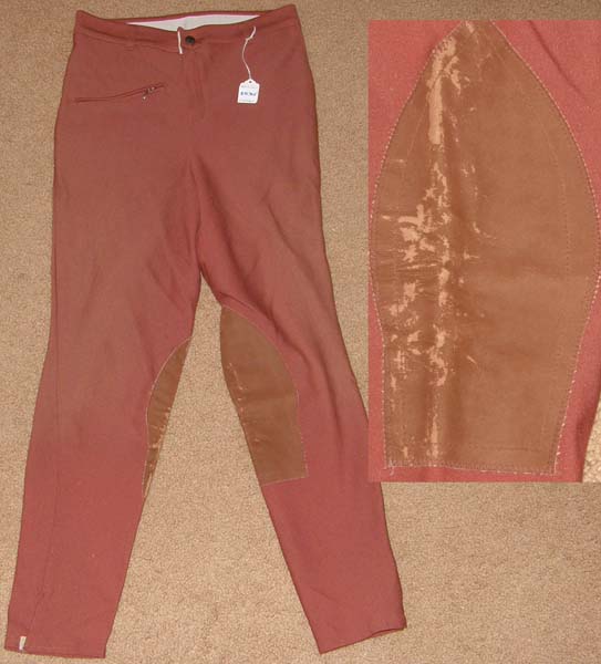 Devon Aire Knee Patch English Breeches Riding Pants Ladies 28L Rust