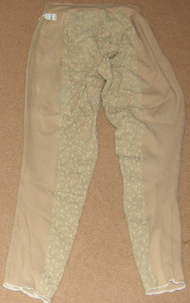 Equissentials GripBums Riding Tights Pull On Full Seat English Breeches Schooling Tights Ladies 27 Beige