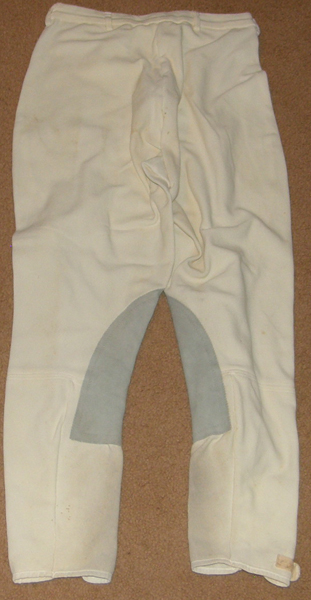 Harry Hall Knee Patch English Breeches Riding Pants Ladies 26R Cream
