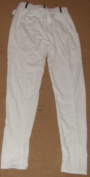 FITS Riding Ladies TechTread Full Seat Summer Breech Pull On Cargo Full Seat Breeches English Style Breeches Schooling Tights Riding Pants Ladies S 26 White
