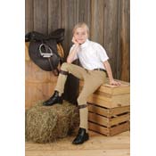 Comfort Riders Cotton Pull On Jodhpur Breeches Knee Patch English Breeches Riding Pants Childs XS M L XL Khaki