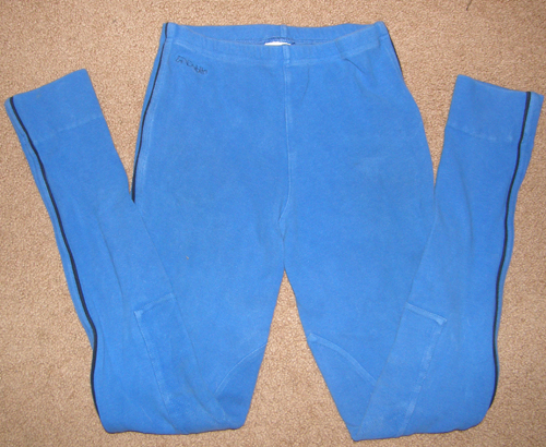 Dublin Low Rider Pull On Schooling Jodhpur Breeches Knee Patch English Breeches Riding Pants Ladies 10 Royal Blue