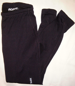 Roffe Fleece Pull On Schooling Tights Knee Patch English Breeches Winter Riding Pants Stirrup Training Pants Ladies XL Black