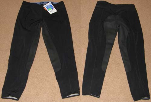 Ovation Micro DX PF Pull On Low Rise Full Seat Breeches English Breeches Schooling Breeches Ladies 30 Black