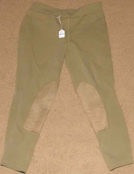 Ariat Low Rise Schooling Tights Ariat Pull On Knee Patch English Breeches Riding Pants Ladies L Khaki Tan