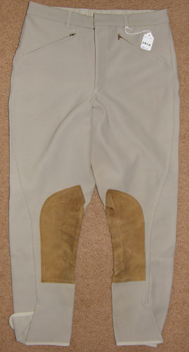 Harry Hall Knee Patch English Breeches Riding Pants Ladies 31 Tan