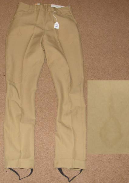 The Tailored Sportsman Jodhpur Breeches Knee Patch English Breeches Riding Pants TS Side Zip Show Jods Ladies 29 Tan