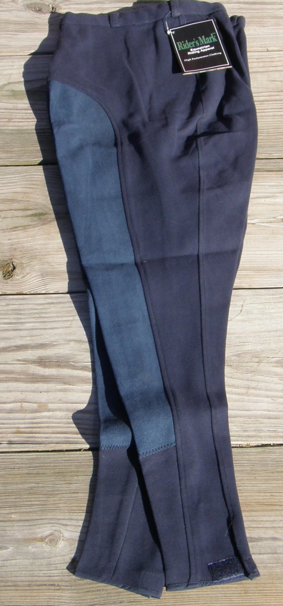 Riders Mark Full Seat English Breeches Riding Pants Mens 37 38 Navy Blue