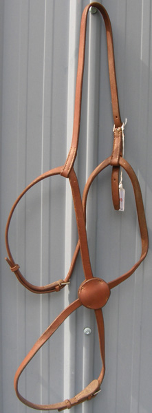 Figure 8 Noseband Figure Eight English Caveson Dark Chestnut Horse