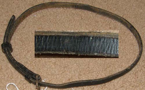 Flash Noseband Strap Replacement Flash Attachment Strap O/S Horse Black