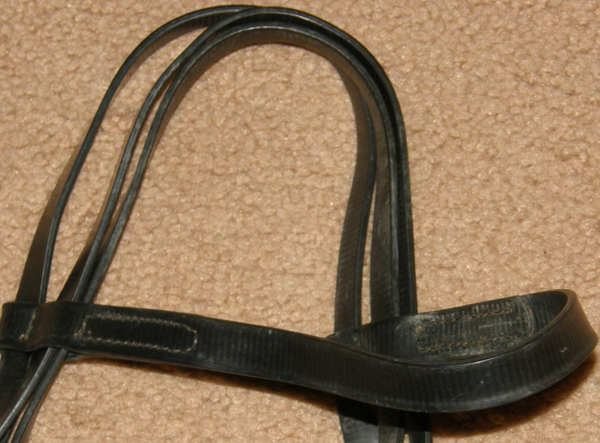 Biothane Pony Snaffle Bridle Bio Pony English Headstall Synthetic English Bridle Black