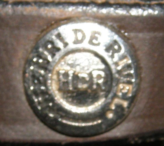 HDR Pro Mono Crown English Headstall Henri de Rivel Figure 8 Bridle Padded Round Raised Noseband Pro Stress Free Figure Eight Noseband Bridle Brown Cob