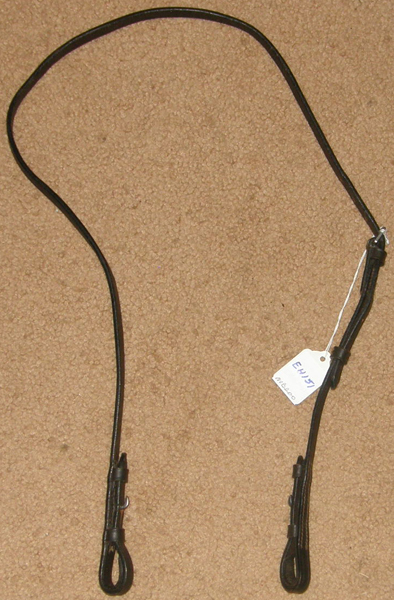 English Snaffle Bit Hanger Bradoon Hanger Bridoon Hanger Slip Strap English Headstall Horse Dark Brown Lunging Headstall