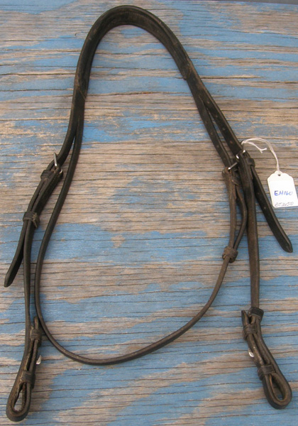 Padded Leather English Headstall English Crown Piece Cheek Pieces Black Horse