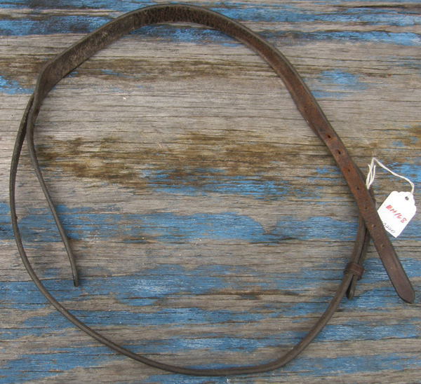 English Bridle Replacement Parts English Headstall Crown Piece with Throatlatch Dark Brown