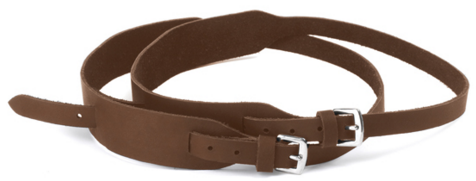 Perri's Leather Jodhpur Garters Garter Straps Black Brown XS S M L