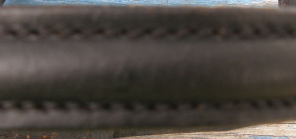 Round Raised Snaffle Bridle English Bridle Laced Reins Black Pony