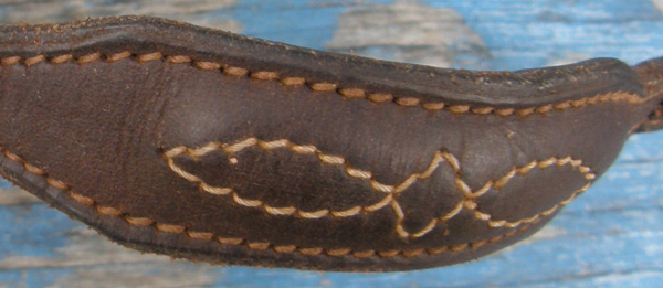 Crosby Fancy Stitched Round Raised Snaffle Bridle Adjustable Dropped Noseband English Bridle Laced Reins Dark Brown Horse