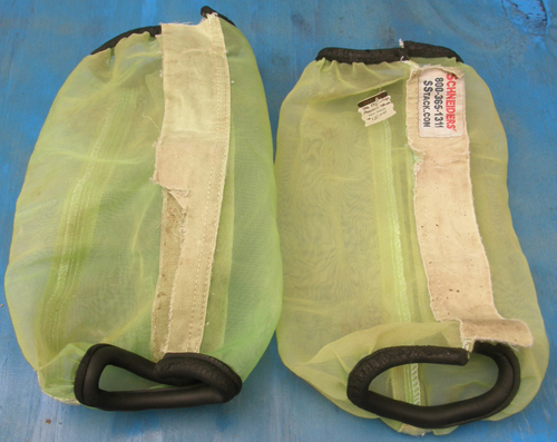 Schneiders Mosquito Mesh II Non Fitted Fly Boots Fly Wraps Horse Lime Green Set of 2