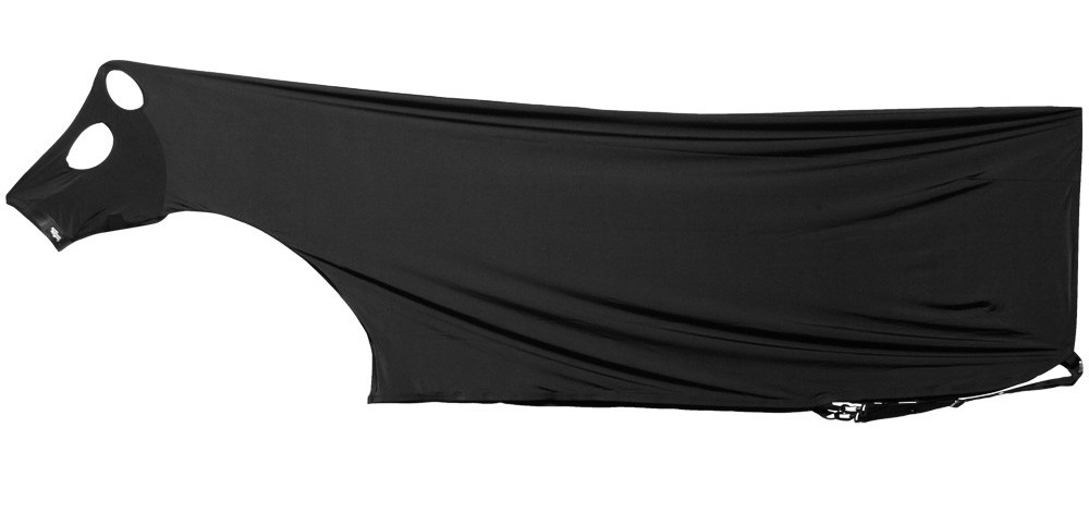 Sleazy Sleepwear Lycra Stretch Sheet Full Body Slinky Sheet Slicker Sheet Lycra Full Body Cover Sleazy Full Bodies Sheet XL Horse Black