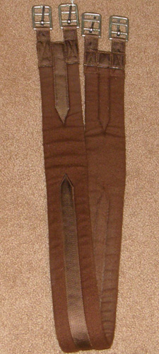 Cottage Craft 52” Synthetic English Girth Fabric Girth Brown