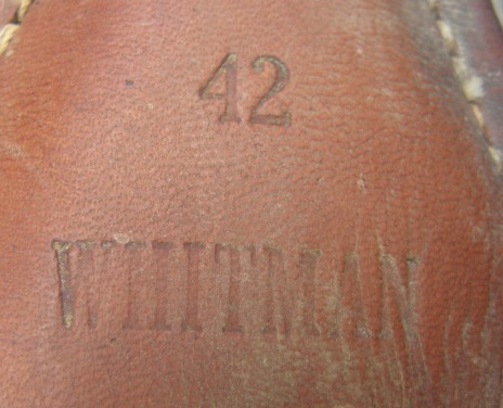 Whitman 46" Humane Patent Leather English Girth Equalizer Girth White