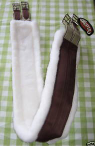 Weaver Chafeless Fleece Lined Synthetic English Girth Dual Elastic Ends 52"