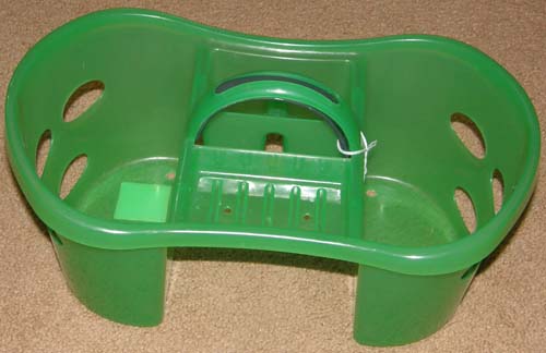 Mainstays Plastic Shower Caddy Bath Caddy Grooming Tote