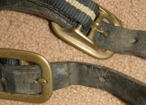 HFP Heavy Duty Adjustable Halter Nylon Halter with Throat Snap Padded Safety Halter Breakaway L Horse Halter Black/Grey Stripe