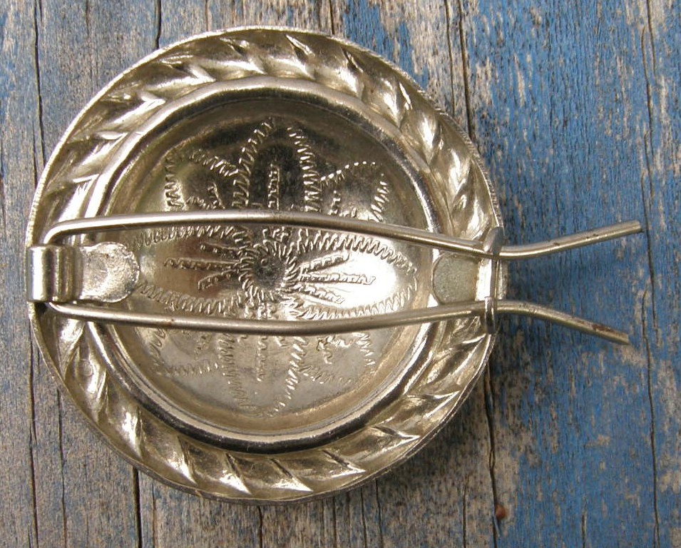 Silver Concho Scarf Clip Scarf Slide Bolo Tie Slide