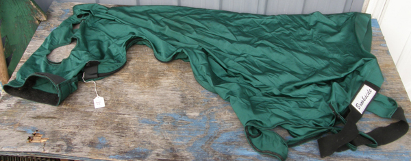 Brookside Lycra Slinky Hood Zippered Sleazy Hood M Horse Hunter Green