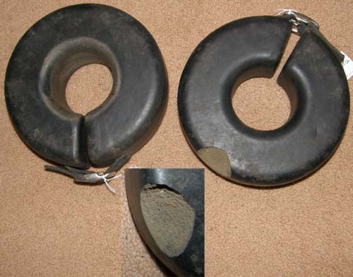 Shoe Boil Boot Black Foam Rubber Hoof Donut