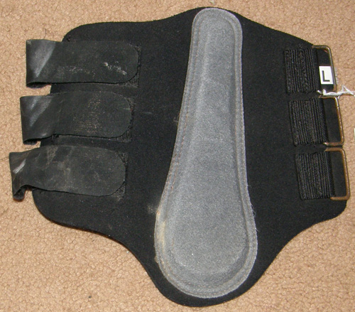 Neoprene Splint Boots Front Tendon Boots Leg Protection Single Tendon Boot Left Leg L Horse Black