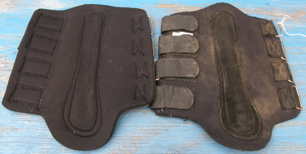 Toklat Neoprene Splint Boots Tendon Boots Horse M Wide Rear Splint Boots Black