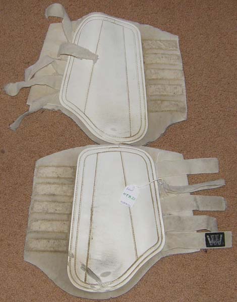 Woof Single Lock Horse Brushing Boots Woof Tendon Boots Protective Boots L White