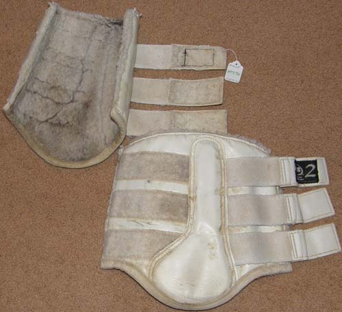 E-Quest DSB2 Dressage Sport Boots Leg Protection  XL Horse White